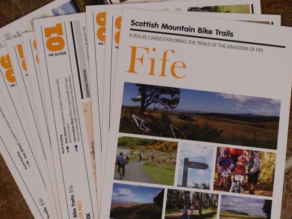 Leaflets for cycle routes in Fife