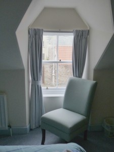 window seat in the master bedroom