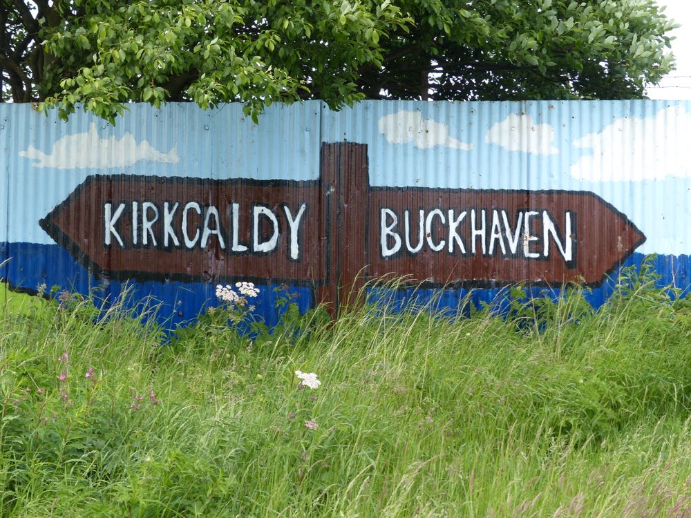 kirkcaldy buckhaven sign